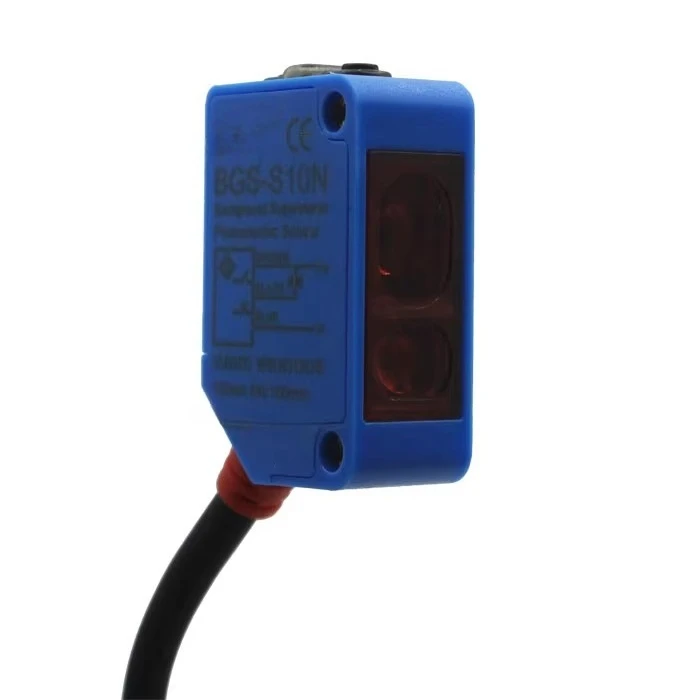 Black, Stable High-speed Detection 12-24V DC Optical Photoelectric Sensor Switch