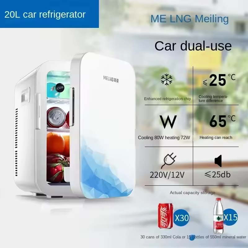 12V/220V 미니 냉장고
