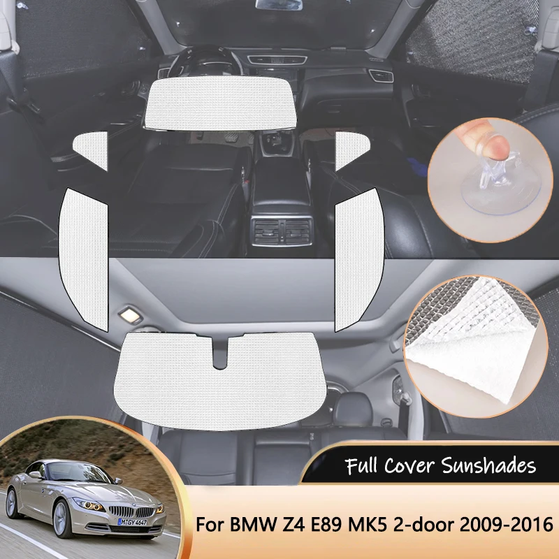 

Для BMW Z4 E89 MK5 2-door 2009-2016 Полное покрытие Солнцезащитные оттенки солнцезащитный козырек чехол оконный козырек аксессуары ветрозащитные шторы