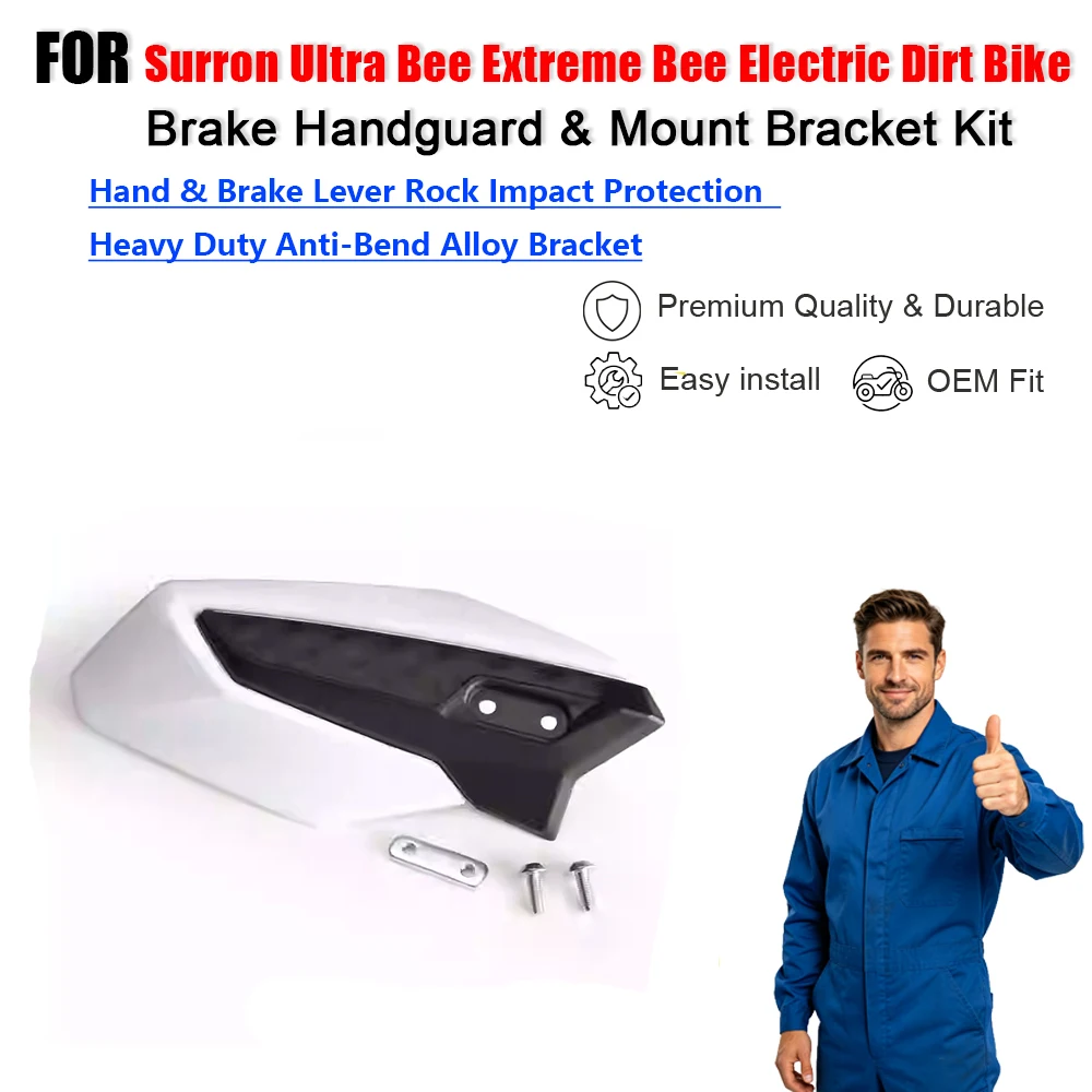 

Brake Handguard Protector With Handguard Mount Bracket Replacement Kit For Surron Ultra Bee Extreme Bee Electric Dirt Bike