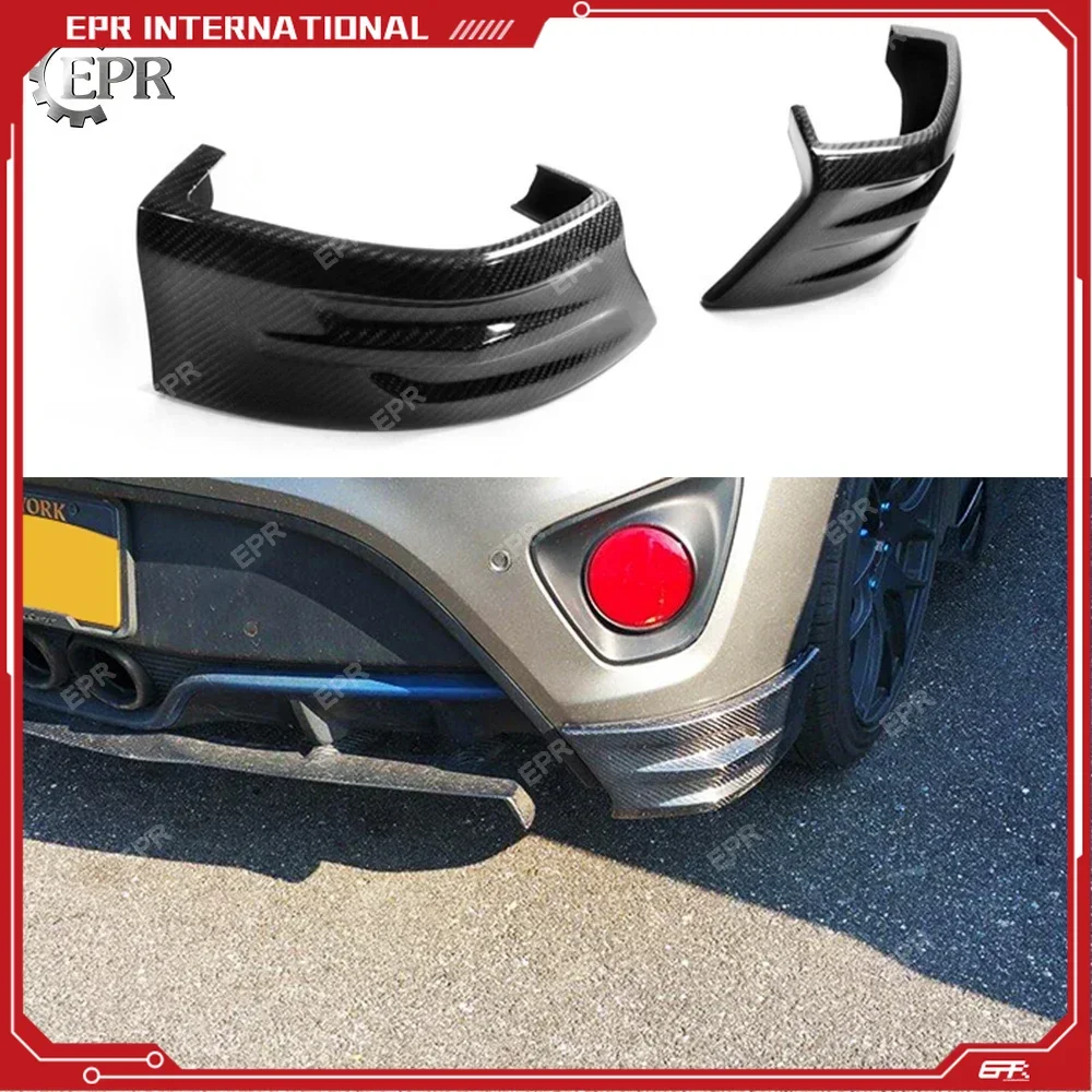 Spat de carbono para Hyundai Veloster NEFD estilo fibra de carbono parachoques trasero Spat (grande) (solo Turbo) Kit de carrocería para pieza de sintonización Veloster