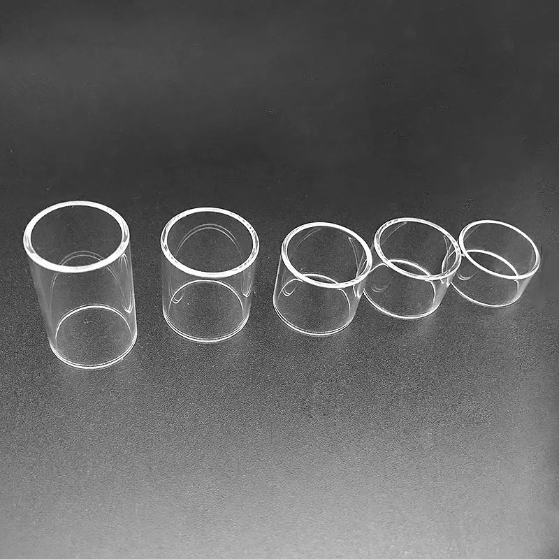 5PCS Straight Glass Tubes for IJOY EXO RTA 2 ml 6ml CIGPET ECO12  Maxo V12 EXO XL Glass Tank  Tubes