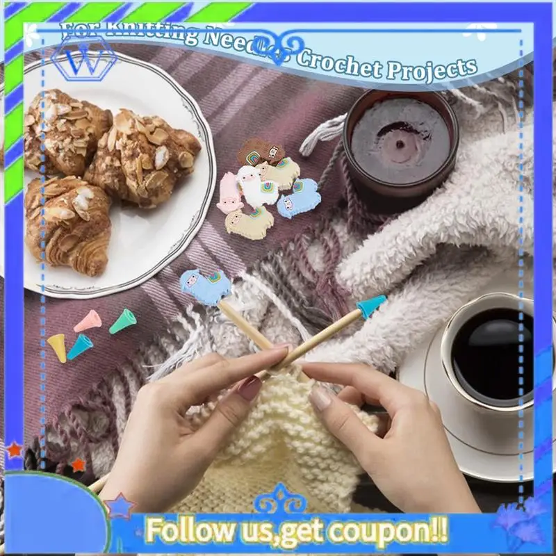 سهلة الاستخدام 10 قطع من سدادات إبرة الحياكة على شكل الألبكة، 30 قطعة من واقيات نقطة إبرة الحياكة وسدادات غرزة من السيليكون