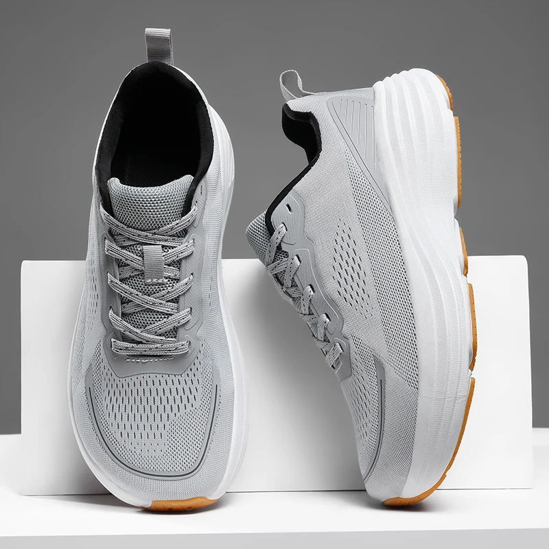 Men Shoes Wide Fit Running Shoe Cushioning Male Walking Jogging Sneakers Breathable Athletic Boots Fashion Tenis Masculino