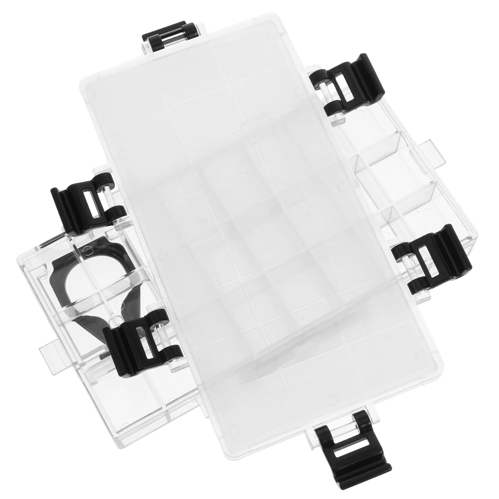 24 بئرًا صندوق طلاء محكم ترطيب أسود أبيض شبكات بلاستيكية خفيفة الوزن للألوان المائية الغواش صندوق ألوان اللوحة الزيتية #1