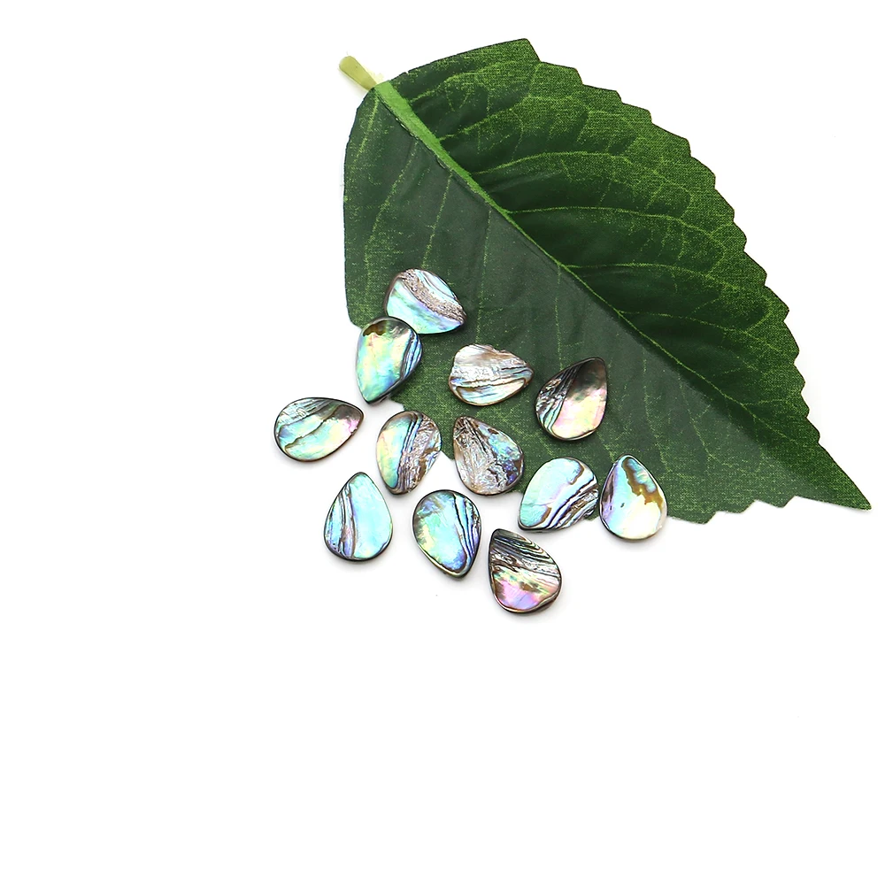 

Retail Abalone Shell Horizontal Hole Irregular Teardrop-shaped Beaded Accessories Simple Style Loose Bead Random Supply 4 Pcs