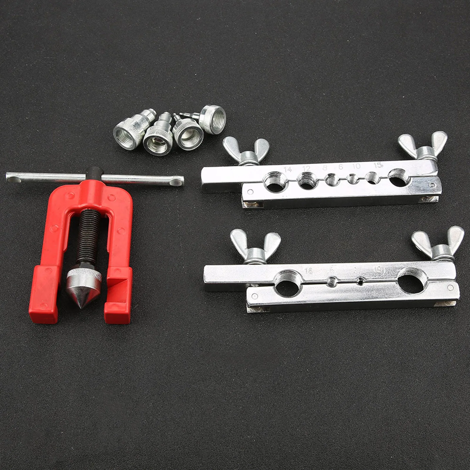 Expanding Hole Range 3-16mm Manual Pipe Flaring Expander Tool Copper Heads Tube Swaging Kit Expanding Pipe Range 3~19mm