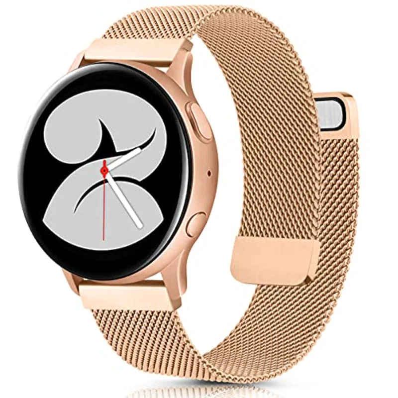 

Milanese Loop strap For Samsung Galaxy Watch 6/5/4/3 Active Metal Magnetic stainless steel Band For Huawei Watch3/GT Amazfit GTR