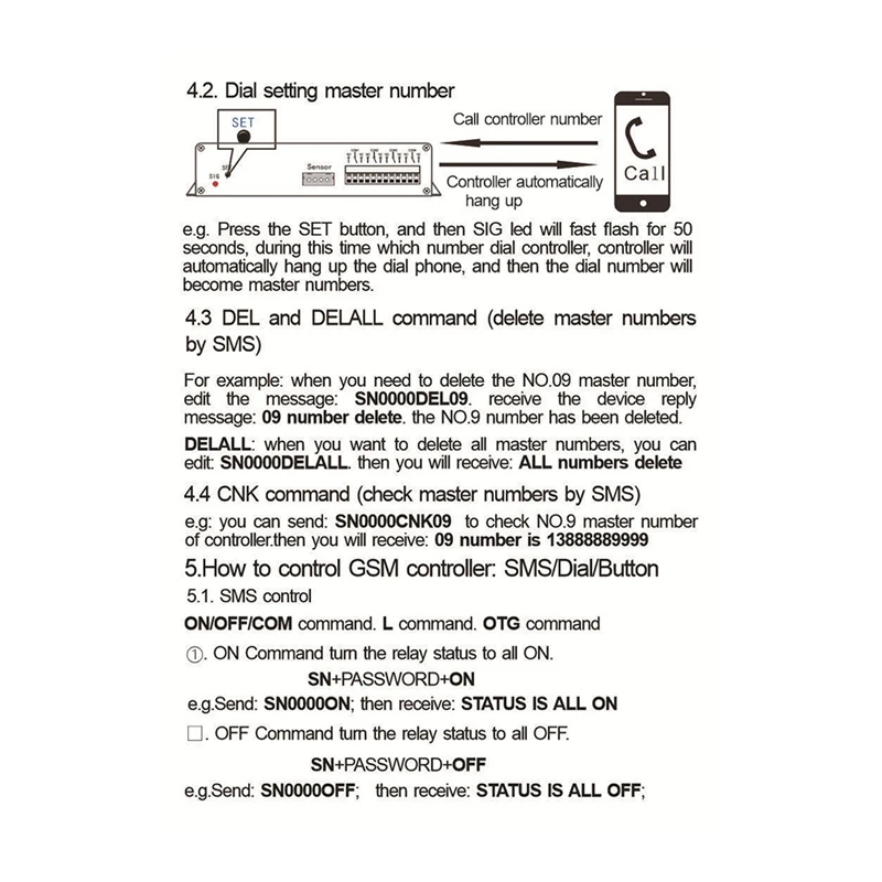SMS GSM 4G LTE 8 Channel Relay ON/OFF Switch For Gate Opener Motor Control SM8-WLTE APP Remote Controller EU Plug