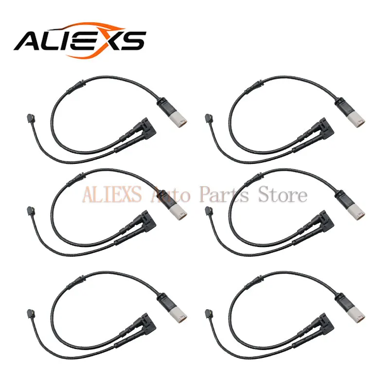 

6 PCS Front Axle Brake Pad Wear Sensor 34356865613 34356888167 34351543830 For -BMW 2 Series F45 F46 X1 F48 For MINI F54 F57 F60