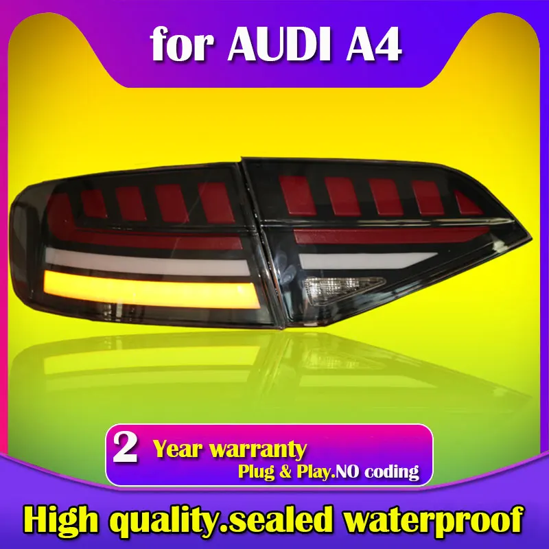 

Taillights 2009 2010 2011 2012 For Audi A4L LED Tail Light Dynamic turn signal LED DRL Rear Fog Lamps for A4 B8 car Accessories