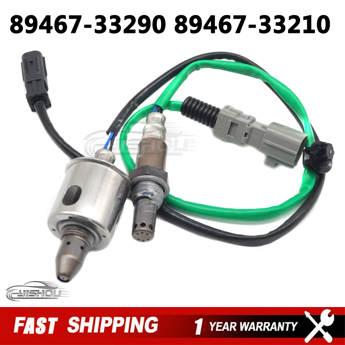 2PCS Up&Downstream Car Air Fuel Ratio Oxygen O2 Lambda Sensor 89467-33290 89467-33210 For Toyota Camry Avalon 234-9307 234-9304