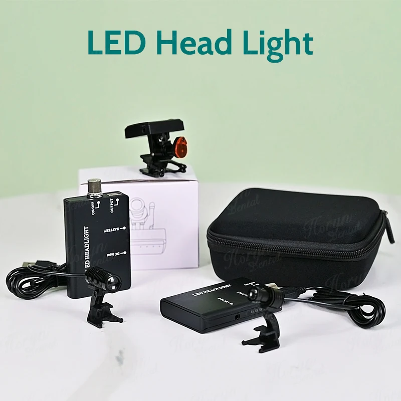 3W Chirurgische Draagbare Led-Koplamp Voor Den Tal Loupes