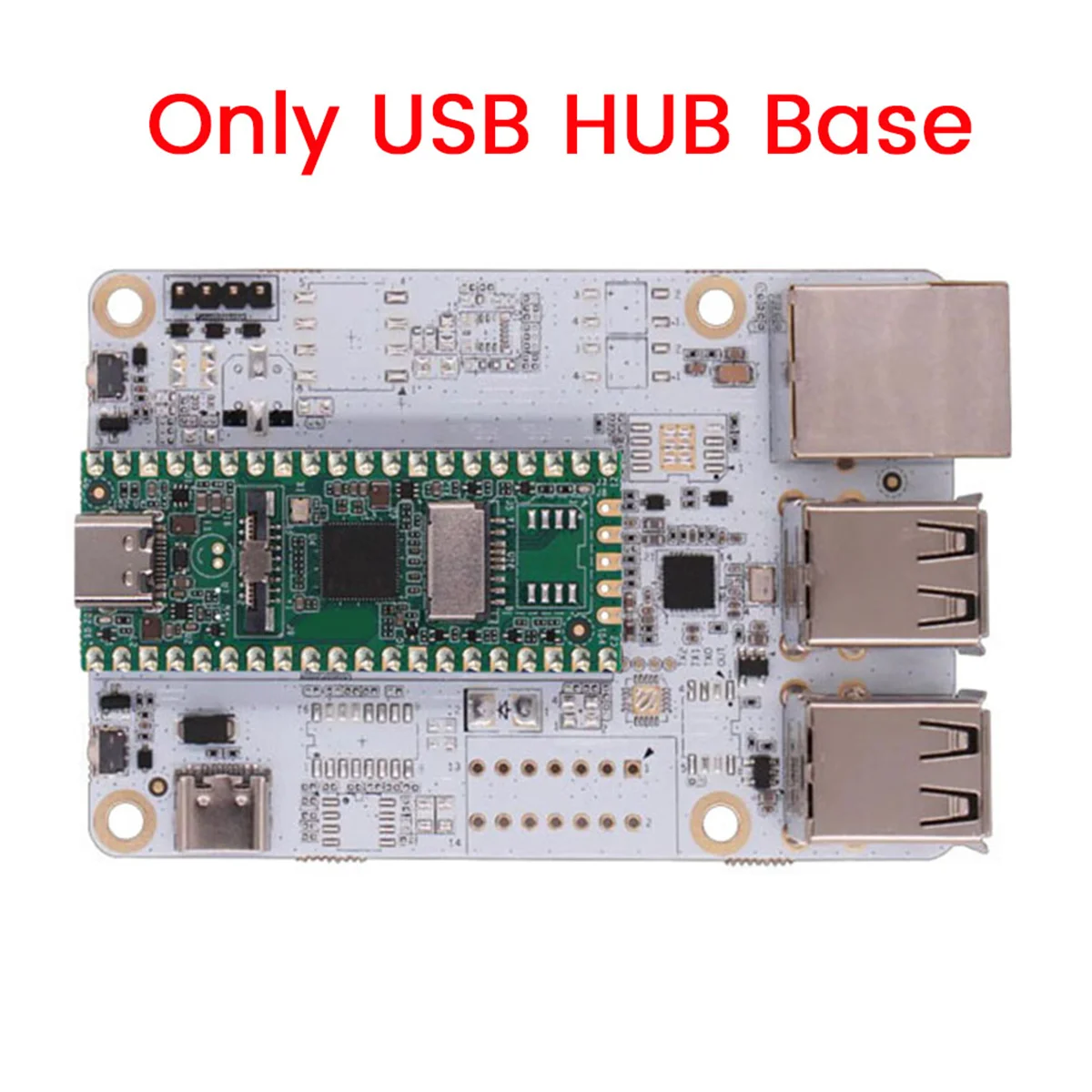 Placa de Expansão Base USB Hub para Leite-V Duo, Porta de Rede RJ45, Linux Development Board