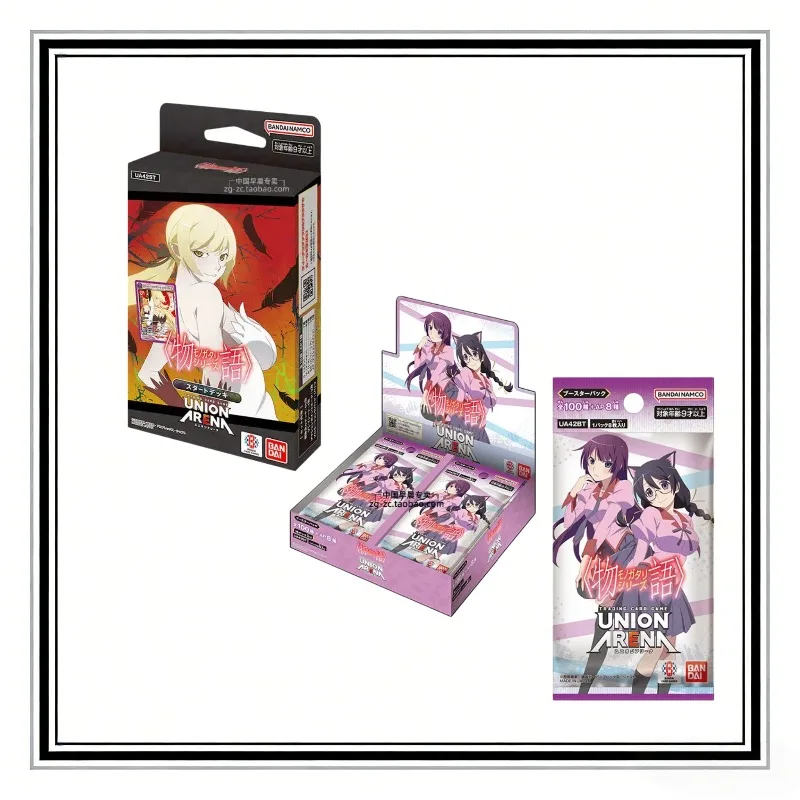 

Оригинальный набор BANDAI Union Arena Monogatari Series UA42BT Booster Packaging Box TCG JAPAN, коллекционные карты аниме, подарок на фестиваль