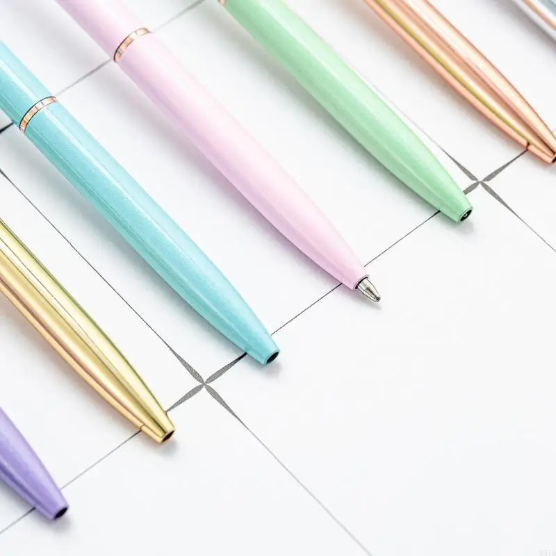 M5TB Crown Ballpoint Pens Twist Marvely كتابة المعادن الحبر الأسود PEN