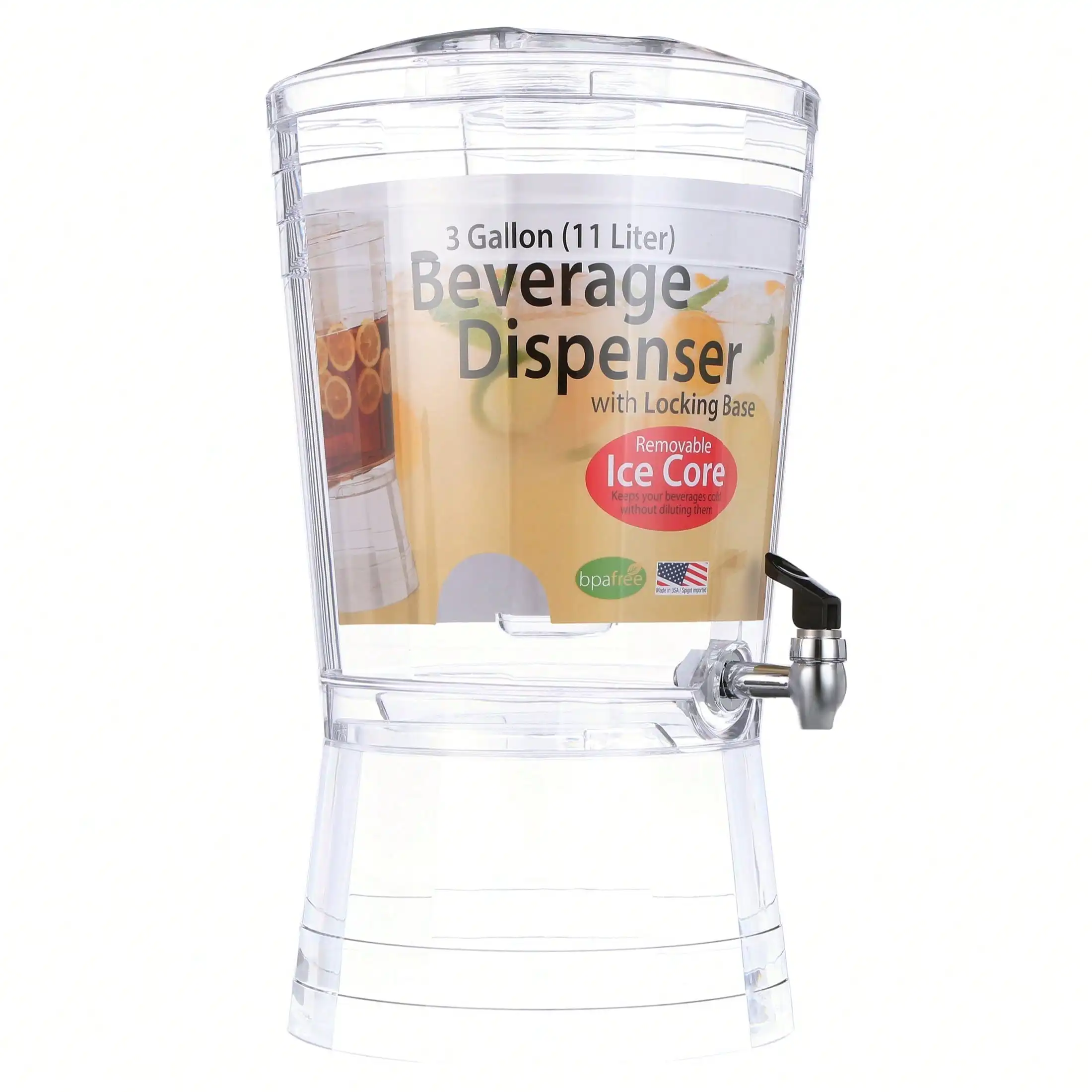 

3 Gallons Transparent Beverage Distributor