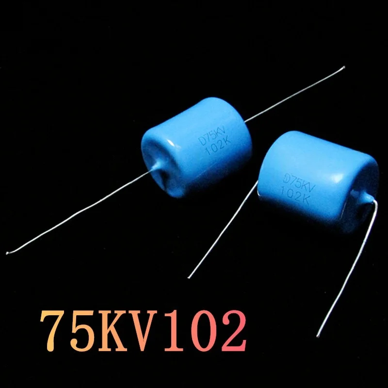 

1PCS 102 75KV 102 M 1NF 1000pf Axial high voltage ceramic chip ceramic capacitor