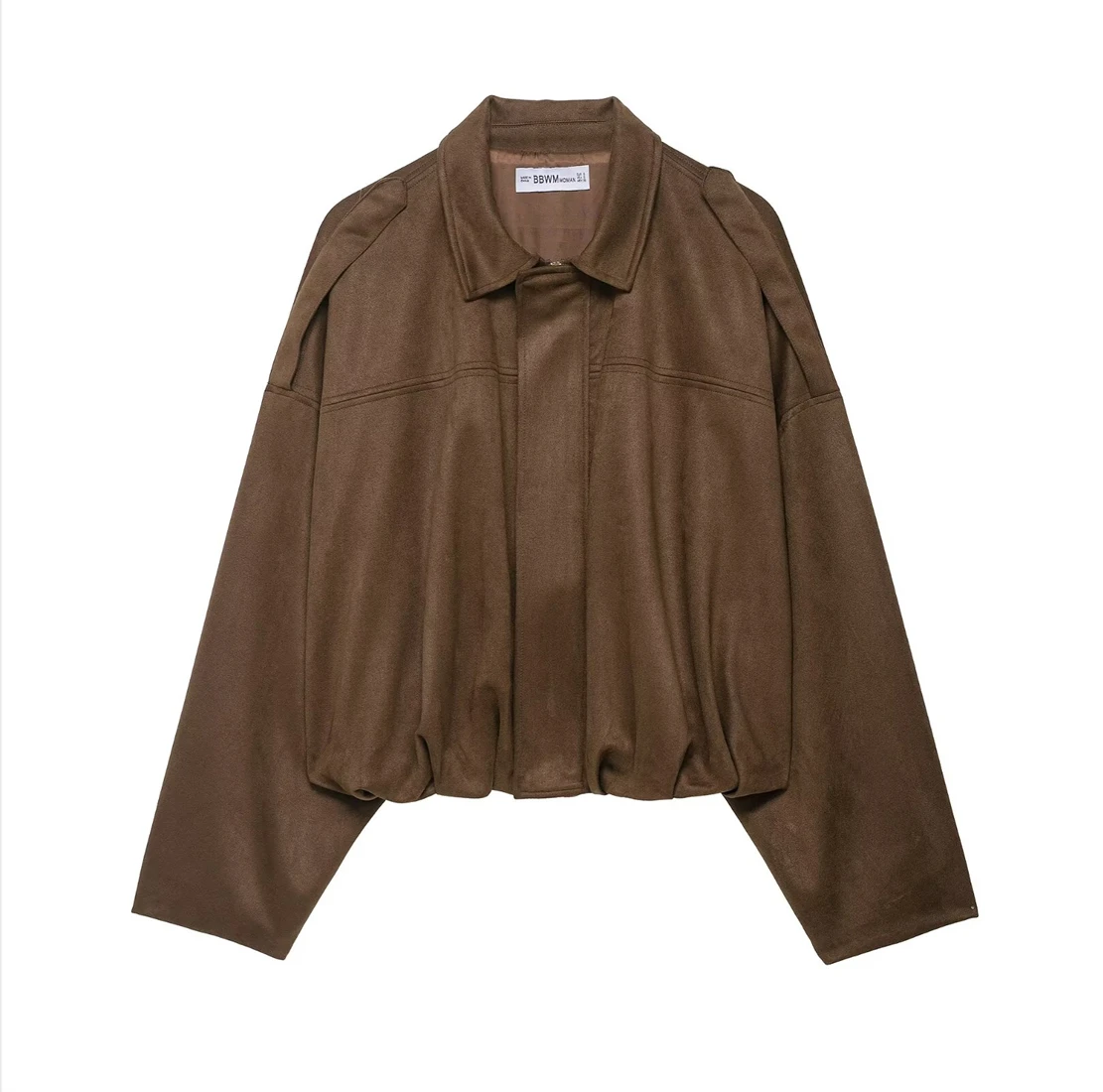 

New 2025 Arrival Women's Casual Fashion Jacket Suede-Feel Lapel Pilot Style - Trendy Woman's Outerwear