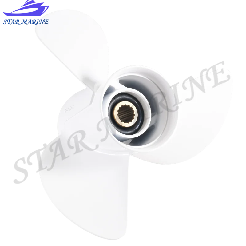 6E5-45941-00-EL 6E5-45941 Propeller 13x19 for Yamaha Outboard Motor 50HP 60HP 75HP 80HP 115HP 130HP Aluminum 15 Tooth Spline RH
