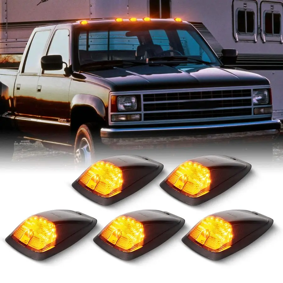 

LED Cab Roof Marker Lights Top Clearance Running Lights for 19882002 Chevy GMC C K 1500 2500 3500 5500 Pickup Trucks Cab Marker