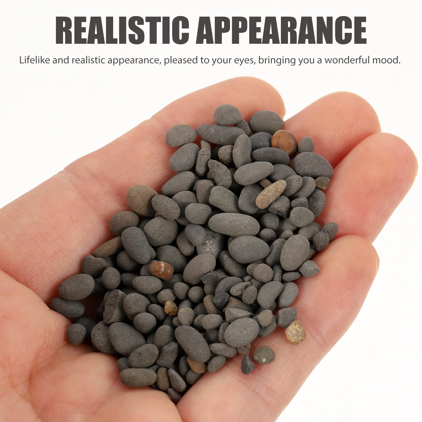 

1 Bag Stones Natural Decoration Microlandscape Small Rocks Sand Table Diorama Layout Fish Tank Stone Material