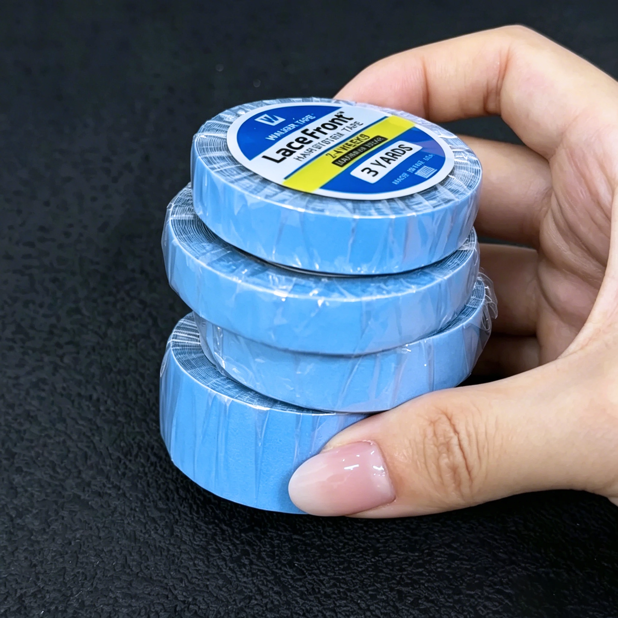 Hair System Tape Double Side Hair Extensio Max Hold Hair Extension Tapes For Lace Closure 0.8/1/1.2/2Cm 3Yards/Roll Lace Front W