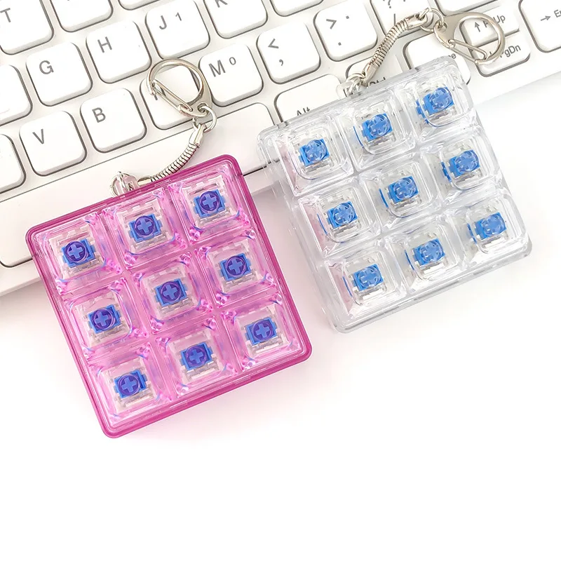 

Антистрессовая кнопка-брелок для снятия стресса, игрушка-кликер в виде клавиатуры для взрослых, снимающая напряжение