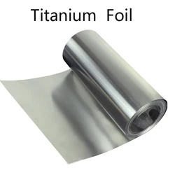 TA2 Titanium Strip 0.1-0.5mm Ti Foil Thin Sheet Industry DIY Material Corrosion Resistance Medical Titanium Aerospace Machining