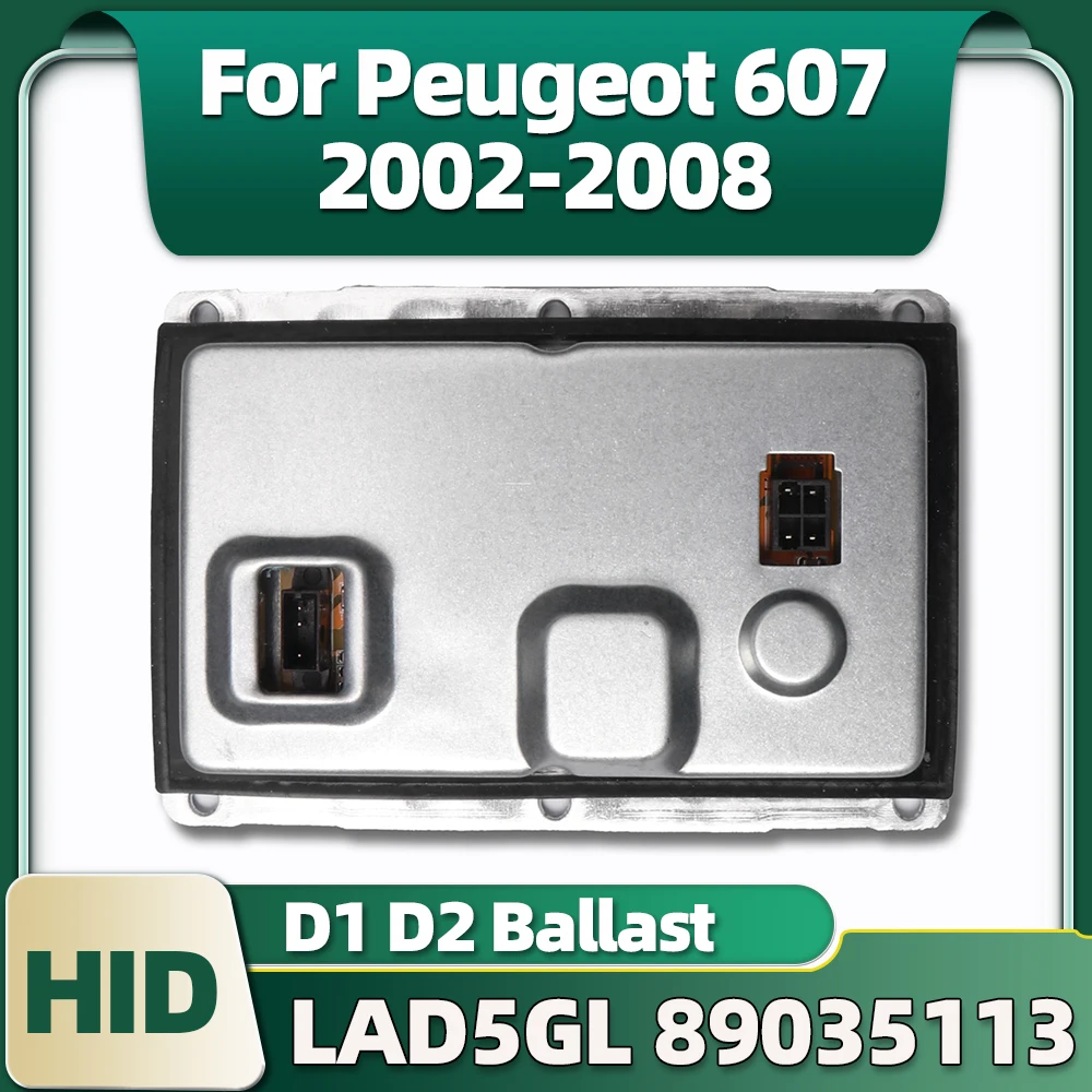 

LAD5GL 89035113 Xenon Ballast HID Bulb 4Pin Control Unit Module 6224F9 For Peugeot 607 2002 2003 2004 2005 2006 2007 2008