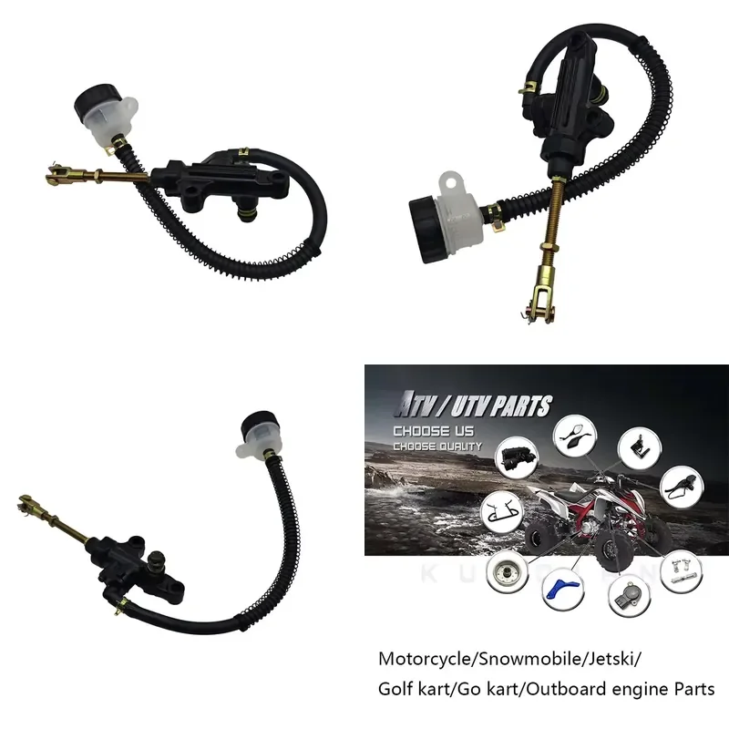 

i Rear Foot Brake Master Cylinder for ATV Raptor 700 YFM700 2006-2020 YFZ450R 2009-2020 OE 1S3-2580E-00-00 Motorcycle