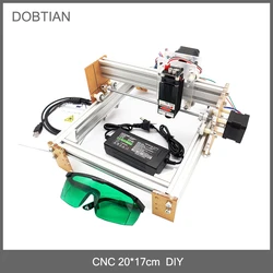 CNC DIY Laser Engraver Machine 15W Big Power Laser 20*17cm Working Area Wood Router Mini Laser Machine