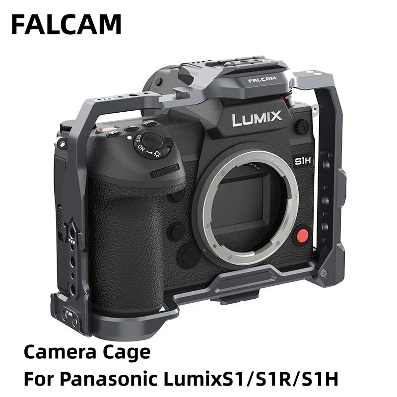 

Ulanzi FALCAM F22/F38 2735 QR Camera Cage for Panasonic LumixS1 S1R S1H Cameras with 1/4 inch Hole Photography Accessory