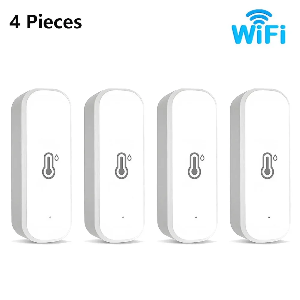 Tuya Smart WIFI Temperatur Feuchtigkeit Sensor APP Remote Monitor Für Smart Home Smart Leben Funktioniert Mit Alexa Google Assistent