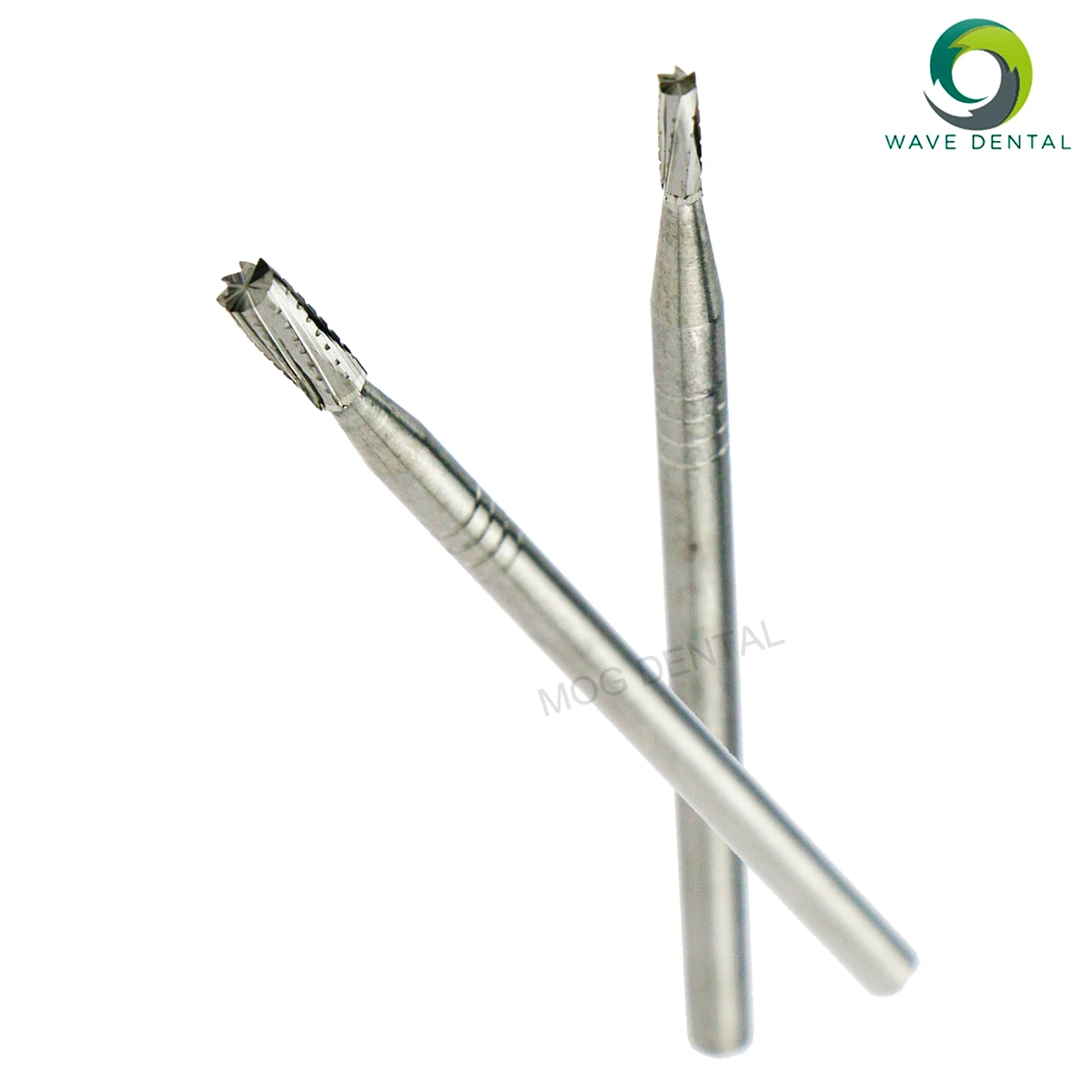 WAVE Dental Burs Tungsten Carbide Straight Fissure Slow HP Bur Dental Material for Straight Handpiece or Micro Motor Handpiece