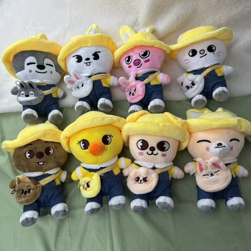 2025 new 25CM sitting plush toy Kawaii Skzoo cartoon stuffed animal doll companion toy room decoration children's gift