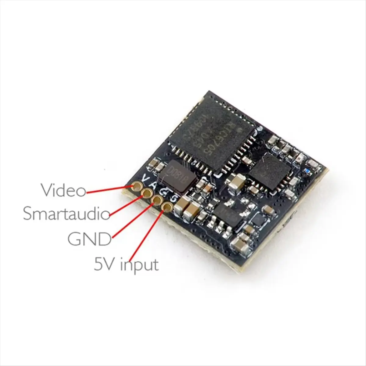 

OpenVTX OVX300 5,8G 40CH VTX Nano Размер приемника Регулируемый 0/25 МВт/100 МВт/300 МВт для FPV Racing RC Drone
