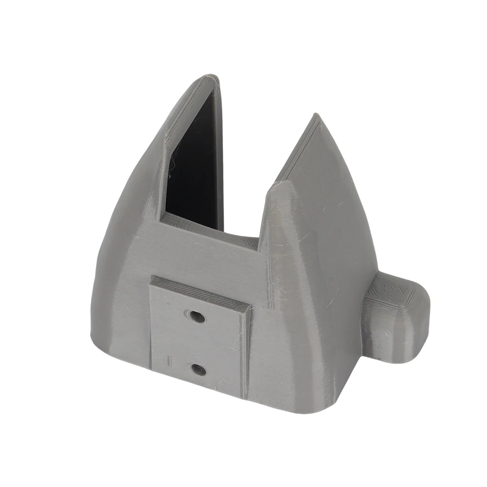 

1pc Grey Remote Control Stand With Key Slot 3D Printed Remote Control Bracket Auto Fastener & Clip Car Accessories Bracket Stand