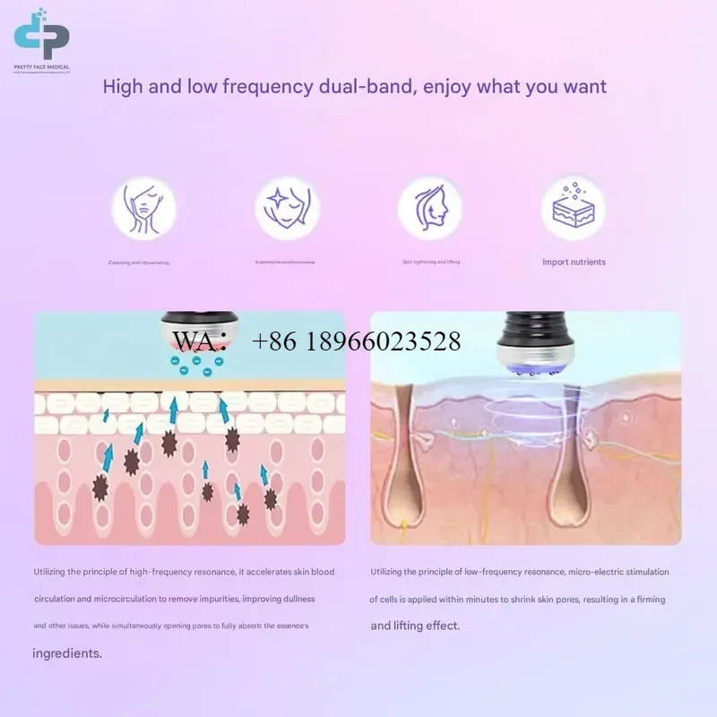 WMWMNU for Z Desktop Sonic Facial Cleansing Brush Face Cleanser Pore Cleaner Massager Rejuvenation Instrument