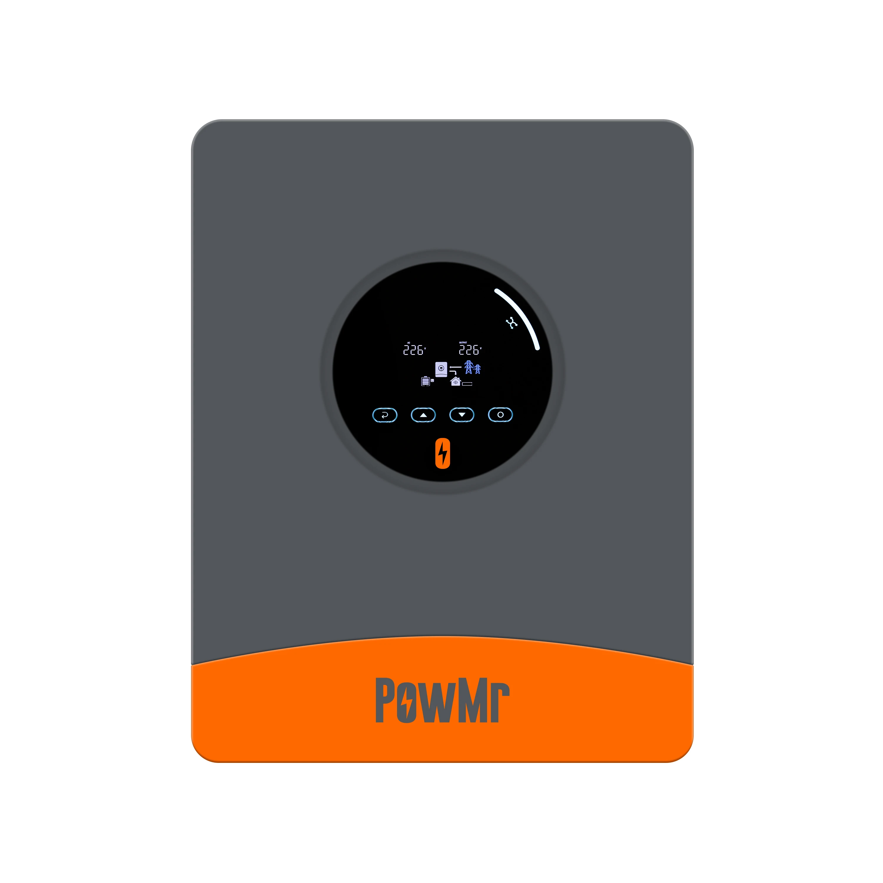 PowMr 6KW Solar Inverter 48Vdc To 230Vac Supports Up To 12 Units In Parallel Pure Sine Wave Solar Inverter