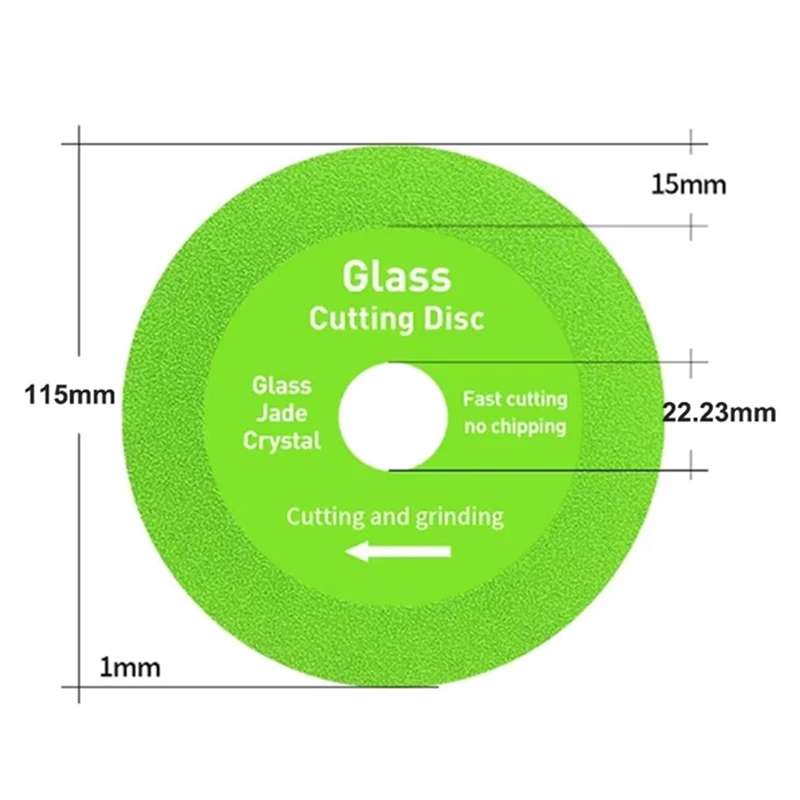AD33 ホットガラス切断ディスク 115X22.23 ミリメートルダイヤモンド大理石鋸刃タイル翡翠特殊研磨切断刃