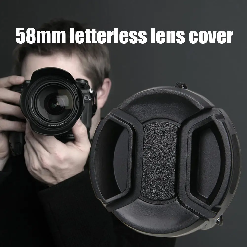 43mm 49mm 52mm 55mm 58mm 62mm 67mm Camera Lens Cap Cover For Canon Nikon Olypums Fuji