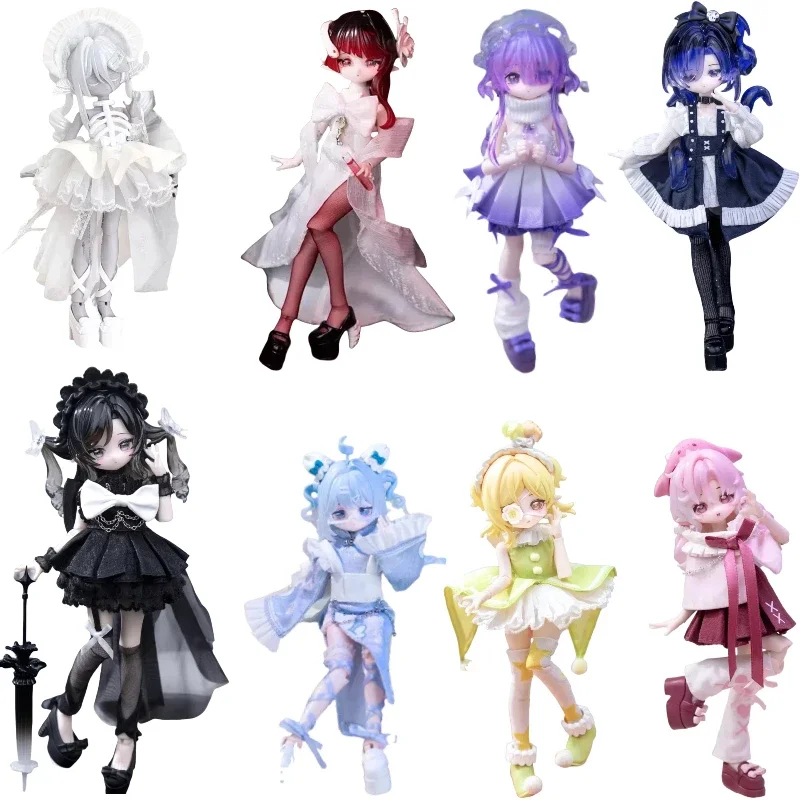 

В наличии Оригинальная Come4free Minty 1/8 Bjd Ocean Gemstone Series слепая коробка шарнирная фигурка Caixa Caja Коллекционные игрушки