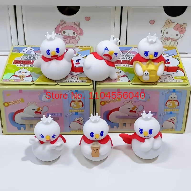 Kayou Mixue Bingcheng Blind Box Snow King Kada Campus Theater Series Officially Licensed Flocking Mini Figure Toy Kids Cute Gift