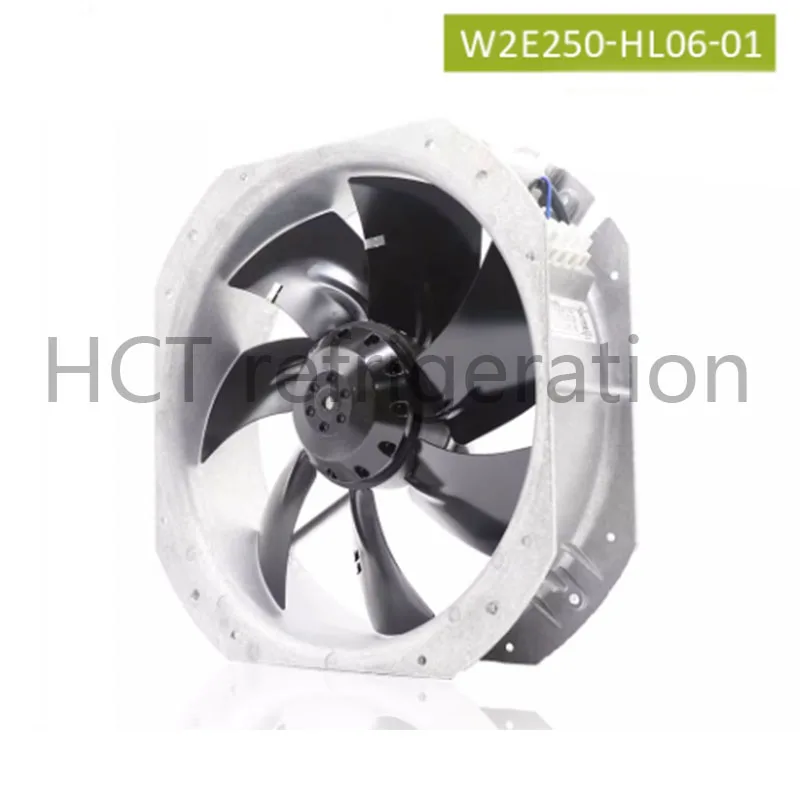 Brand new original W2E250-HL06-01 230V 50/60Hz 0.56/0.79A 127/180W 2550/2700r/min 100Pa Fan