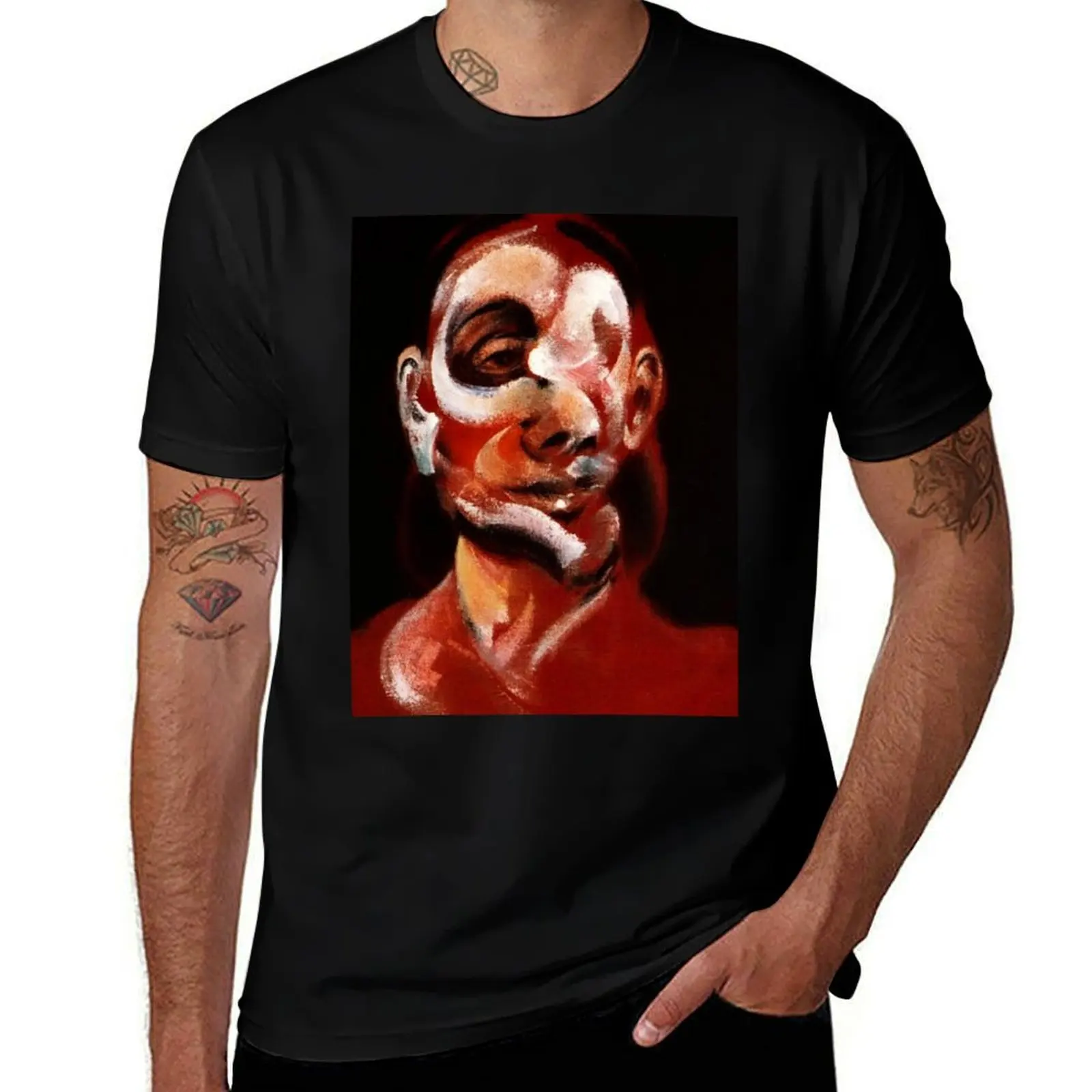 

Francis Bacon artwork Francis Bacon paintings T-Shirt cotton t shirt man funny t shirts cotton