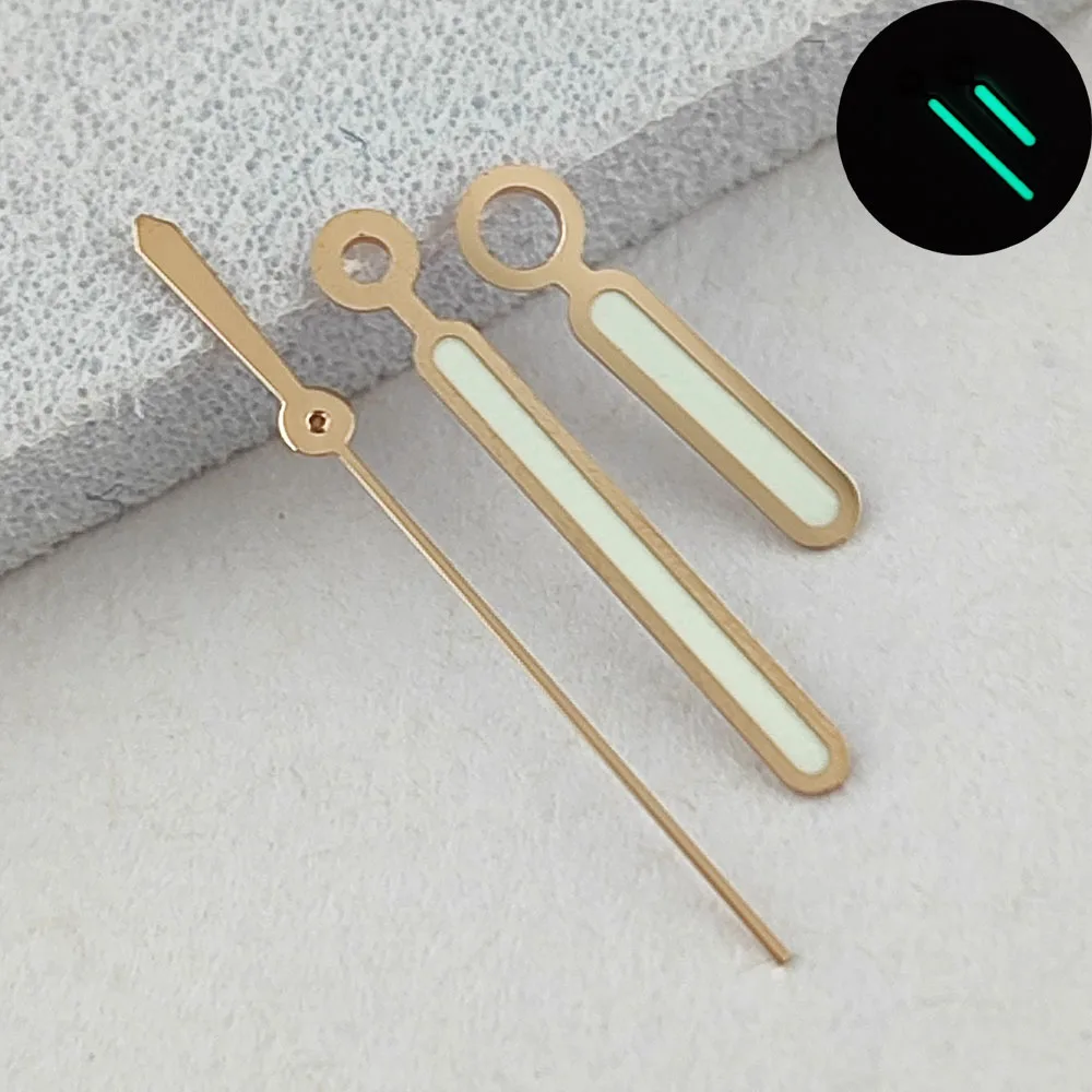 NH35 watch hands NH38 hands are suitable for NH35NH38 movement green luminous black silver rose gold  watch pointer