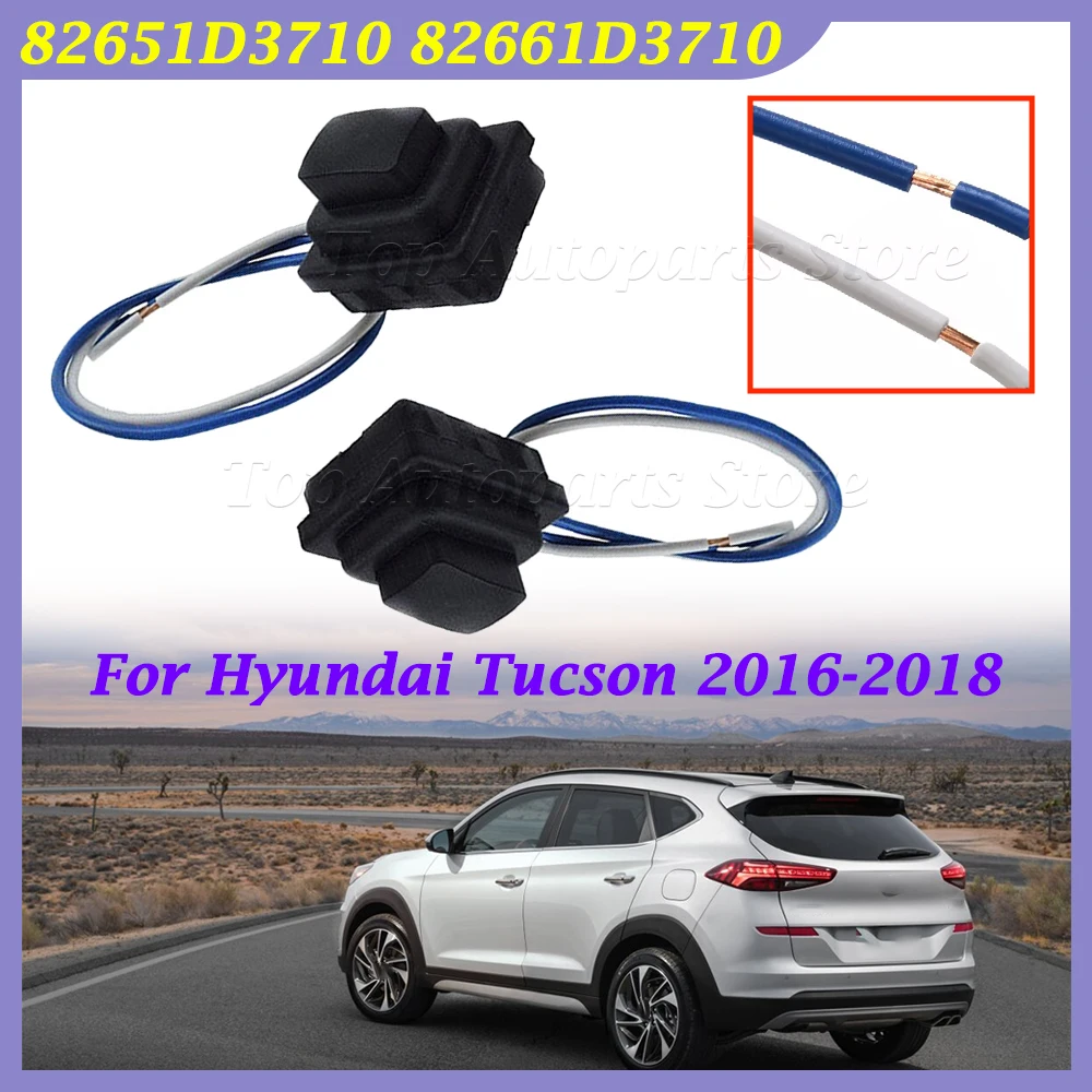 2 Pcs 82651D3710 82661D3710 Car Front Door Exterior Door Handle small button switch For Hyundai Tucson 2016-2018