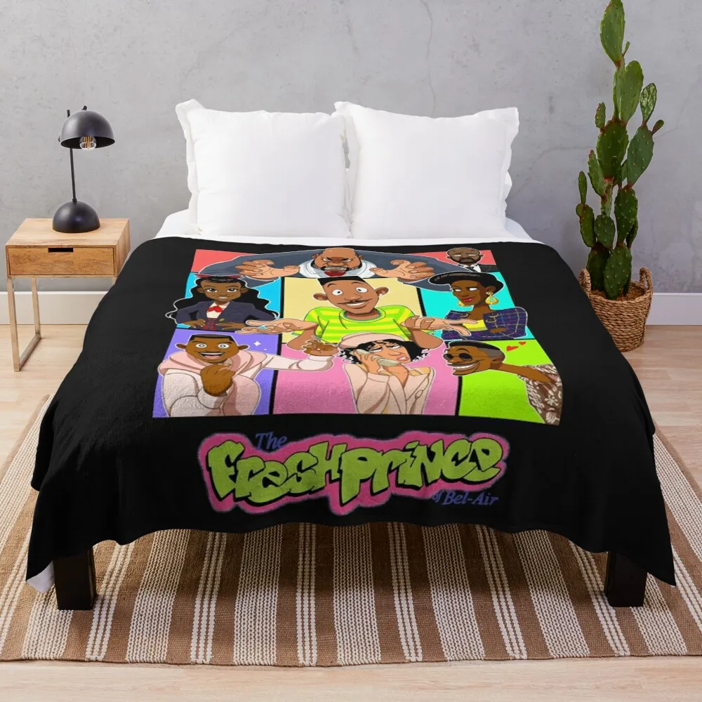 

Одеяло с мультяшным принцем Fresh-Prince, плед для кровати, детские одеяла