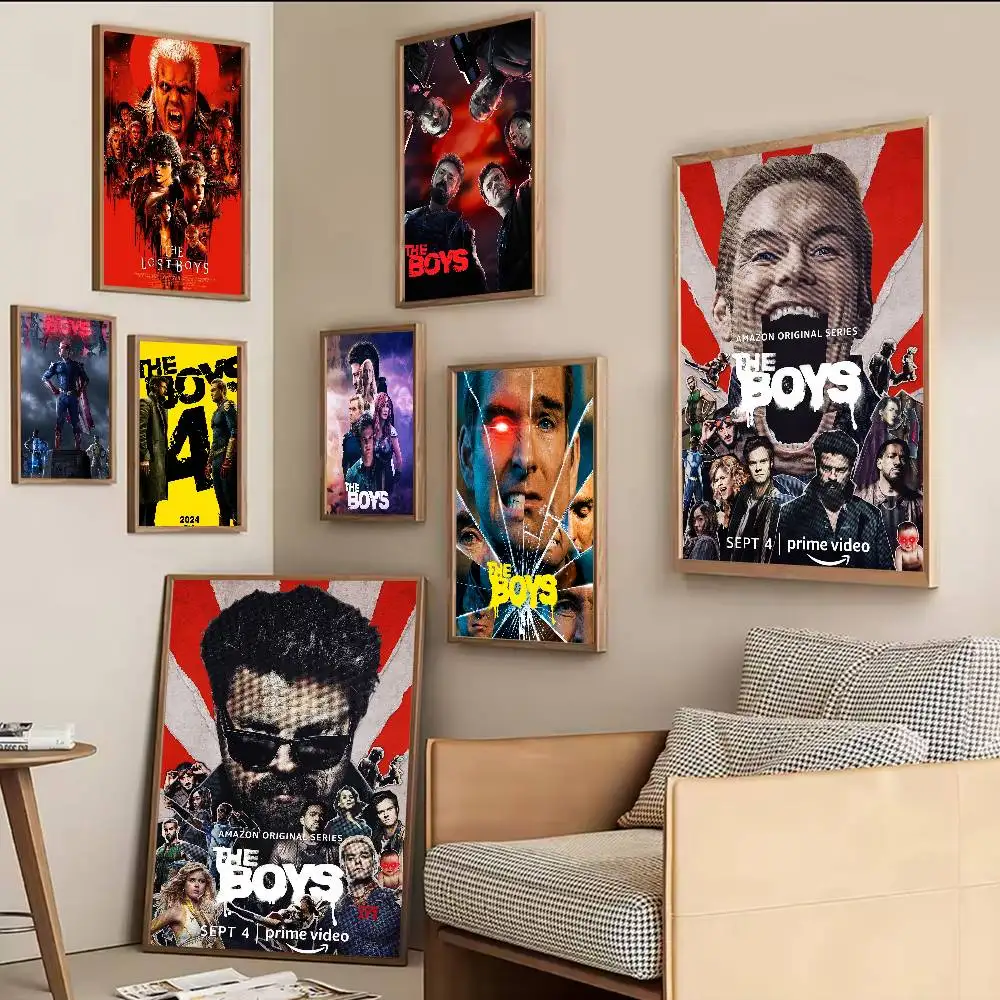 

The Boys Anime Whitepaper Poster HD Quality Poster Wall Art Painting Study Room Wall Decor